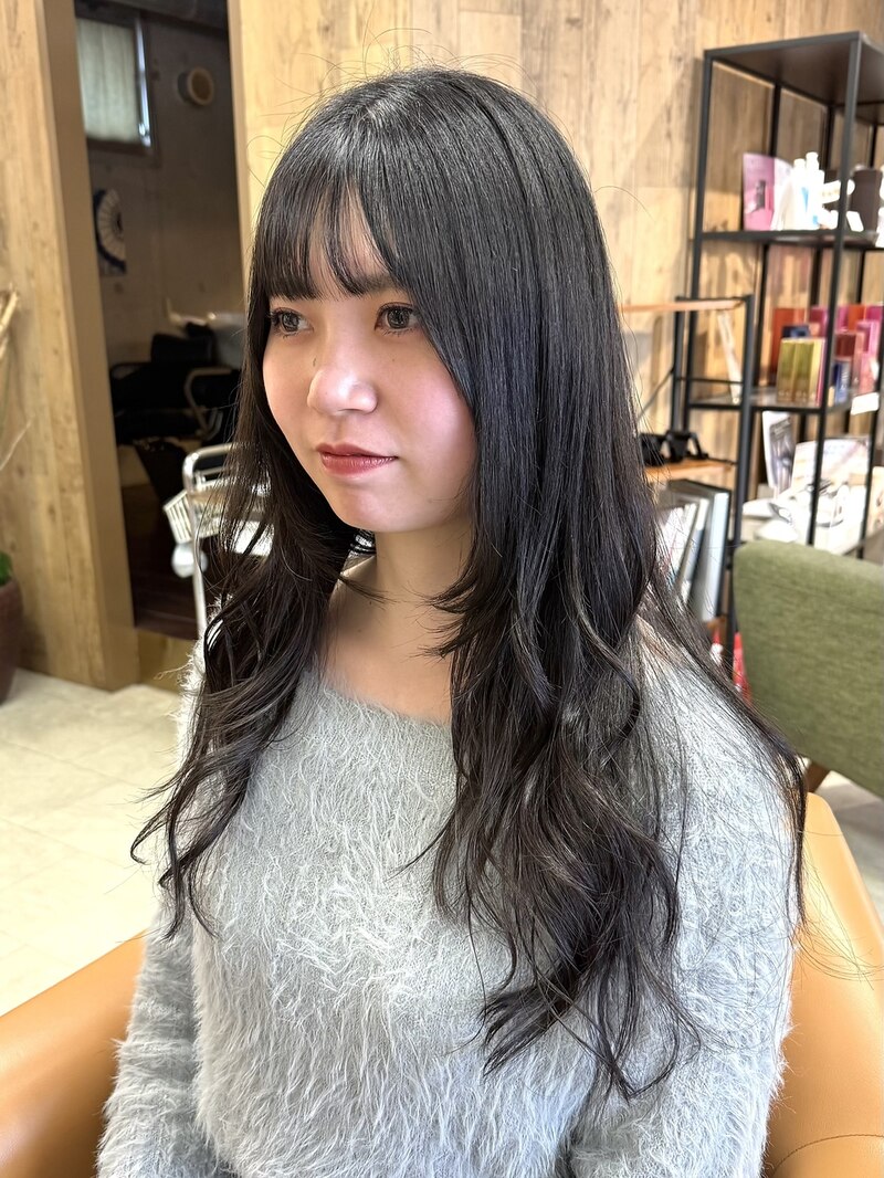 レイヤーカット&times;髪質改善トリートメント