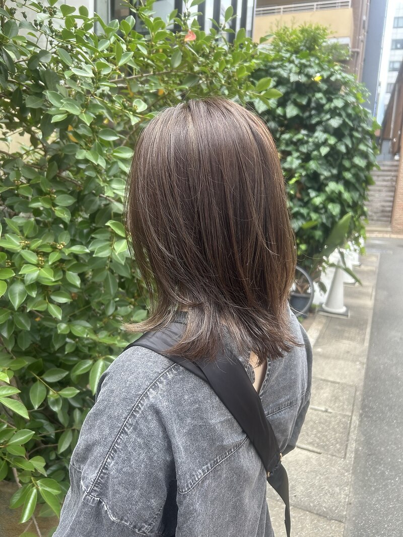 白髪ぼかしハイライト