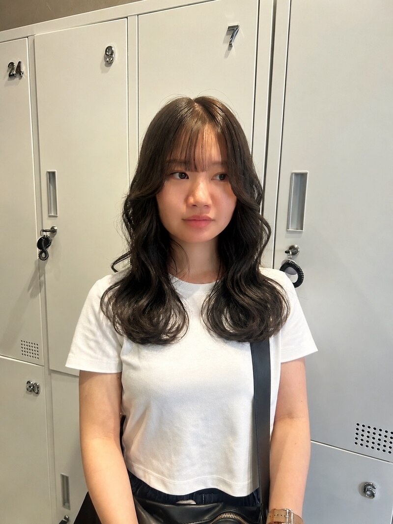 ゆるふわウェーブ韓国巻き