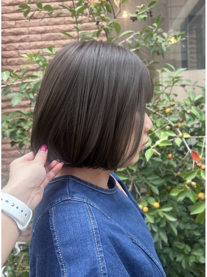 透明感たっぷりオリーブカラー